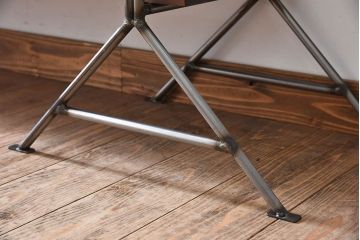 ラフジュオリジナル アイアンの薄型飾り棚【小】(陳列棚・アイアンラック)(1)