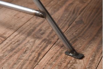 ラフジュオリジナル アイアンの薄型飾り棚【小】(陳列棚・アイアンラック)(1)