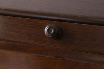 中古　北海道民芸家具　ライティングビューロー(3)