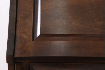 中古　北海道民芸家具　ライティングビューロー(3)