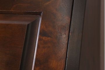 中古　北海道民芸家具　ライティングビューロー(3)