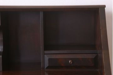 中古　北海道民芸家具　ライティングビューロー(3)