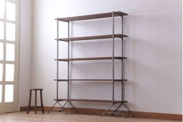 【M様加工費込ご決済用】ラフジュオリジナル アイアンの薄型飾り棚【小】(陳列棚・アイアンラック)(2)