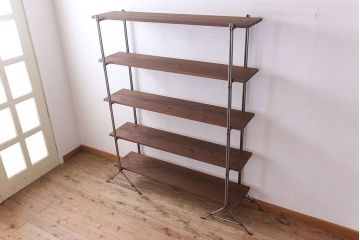 【M様加工費込ご決済用】ラフジュオリジナル アイアンの薄型飾り棚【小】(陳列棚・アイアンラック)(2)