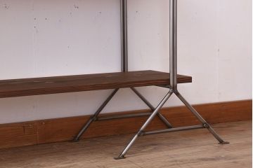 【M様加工費込ご決済用】ラフジュオリジナル アイアンの薄型飾り棚【小】(陳列棚・アイアンラック)(2)