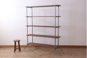 【M様加工費込ご決済用】ラフジュオリジナル アイアンの薄型飾り棚【小】(陳列棚・アイアンラック)(2)