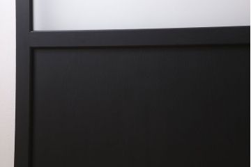 アンティーク　背が高いペイントガラス戸2枚セット