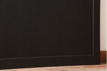アンティーク　背が高いペイントガラス戸2枚セット