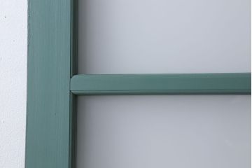 アンティーク　背が高いペイントガラス戸