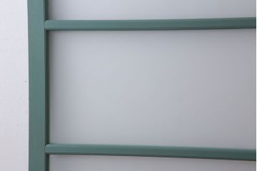 アンティーク　背が高いペイントガラス戸