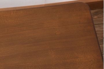 アンティーク家具　アンティーク　天板栓材一枚板　大振りなちゃぶ台(2)