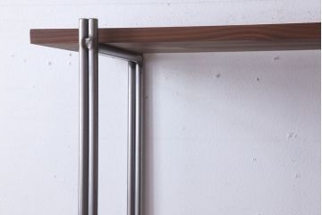 ラフジュオリジナル アイアンの薄型飾り棚【小】(陳列棚・アイアンラック)(3)