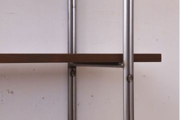 ラフジュオリジナル アイアンの薄型飾り棚【小】(陳列棚・アイアンラック)(3)