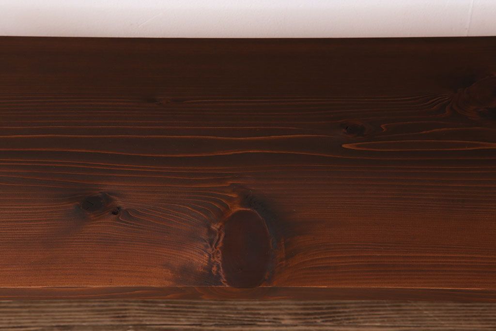 ラフジュオリジナル アイアンの薄型飾り棚【小】(陳列棚・アイアンラック)(3)