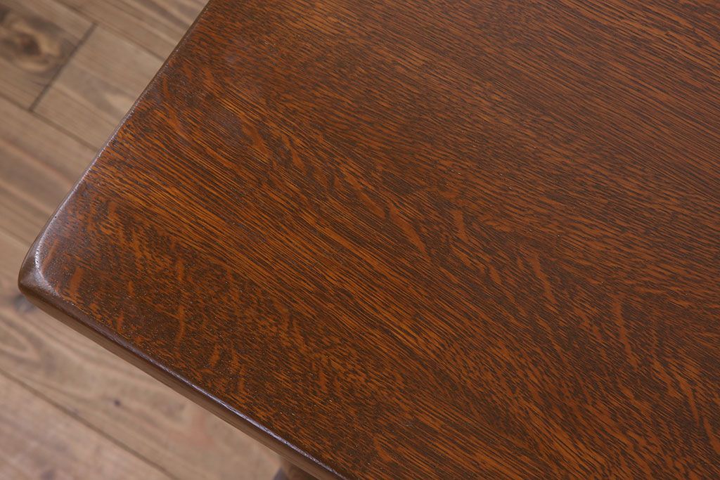 中古　オーク　無垢材　ダイニングテーブル