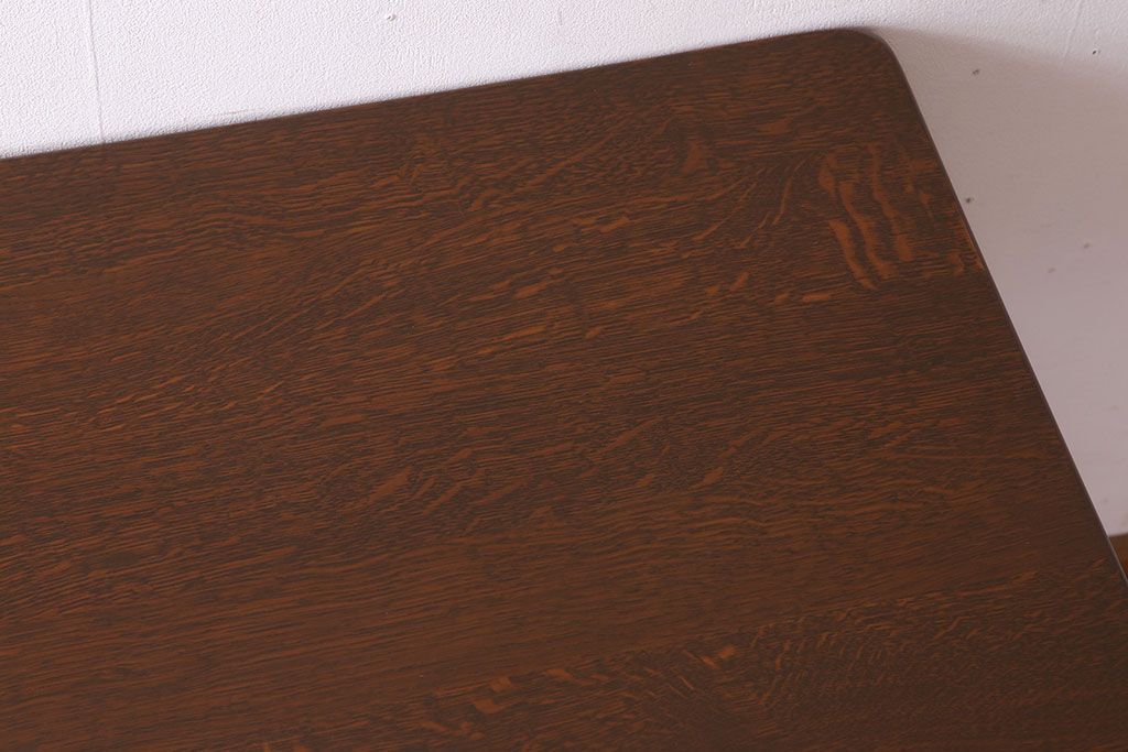 中古　オーク　無垢材　ダイニングテーブル