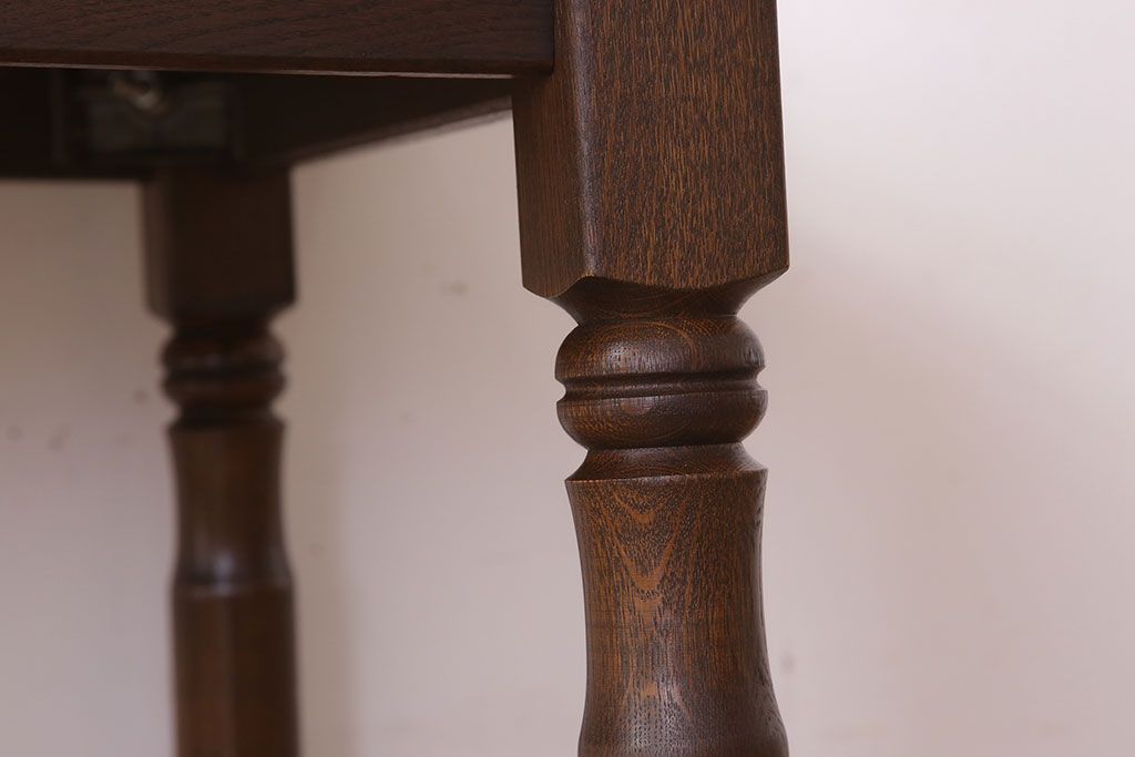 中古　オーク　無垢材　ダイニングテーブル