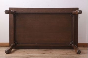 中古　オーク　無垢材　ダイニングテーブル