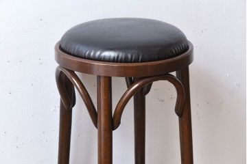 ヴィンテージ家具　イギリスビンテージ　ベントウッドハイスツール(1)