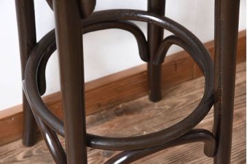 ヴィンテージ家具　イギリスビンテージ　ベントウッドハイスツール(2)