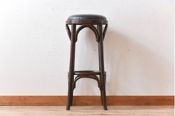 ヴィンテージ家具　イギリスビンテージ　ベントウッドハイスツール(3)