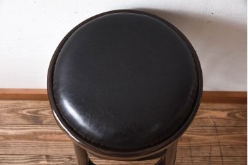 ヴィンテージ家具　イギリスビンテージ　ベントウッドハイスツール(3)
