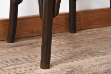 ヴィンテージ家具　イギリスビンテージ　ベントウッドハイスツール(3)