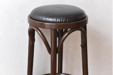 ヴィンテージ家具　イギリスビンテージ　ベントウッドハイスツール(3)
