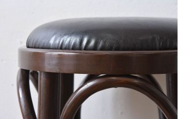 ヴィンテージ家具　イギリスビンテージ　ベントウッドハイスツール(3)