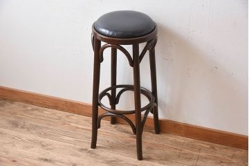 ヴィンテージ家具　イギリス製　ベントウッド　ビンテージハイスツール