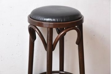 ヴィンテージ家具　イギリス製　ベントウッド　ビンテージハイスツール