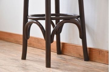 ヴィンテージ家具　イギリス製　ベントウッド　ビンテージハイスツール