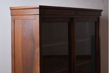アンティーク家具　大正ロマン　象嵌入り!栓材製重ね収納棚
