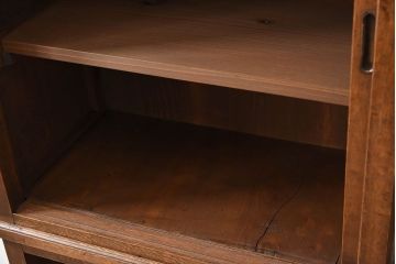 アンティーク家具　大正ロマン　象嵌入り!栓材製重ね収納棚