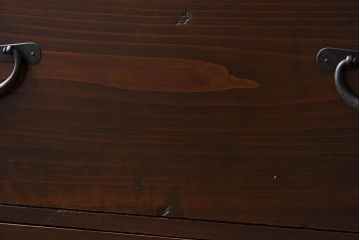 アンティーク家具　前面檜材　シンプルなアンティーク衣装箪笥(チェスト)