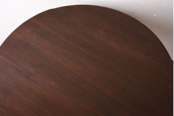 アンティーク家具　栗材!古い木製のラウンドテーブル