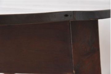 アンティーク家具　栗材!古い木製のラウンドテーブル