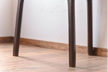 アンティーク家具　栗材!古い木製のラウンドテーブル