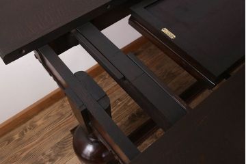 アンティーク家具　イギリスアンティーク　オーク材製ドローリーフテーブル