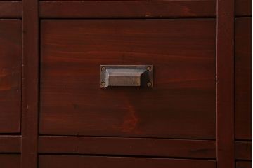 アンティーク家具　和製アンティーク　檜材製　古い木製の薬箪笥