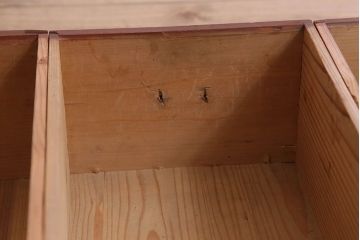 アンティーク家具　和製アンティーク　檜材製　古い木製の薬箪笥