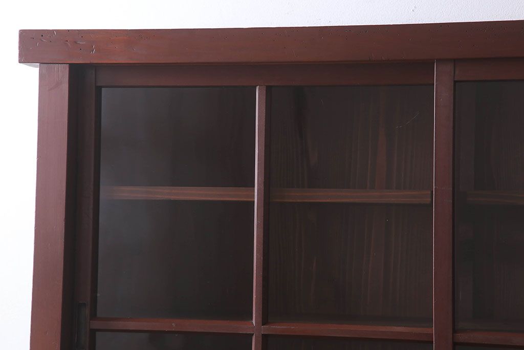 アンティーク家具　和製アンティーク　檜材製　古い木製の薬箪笥