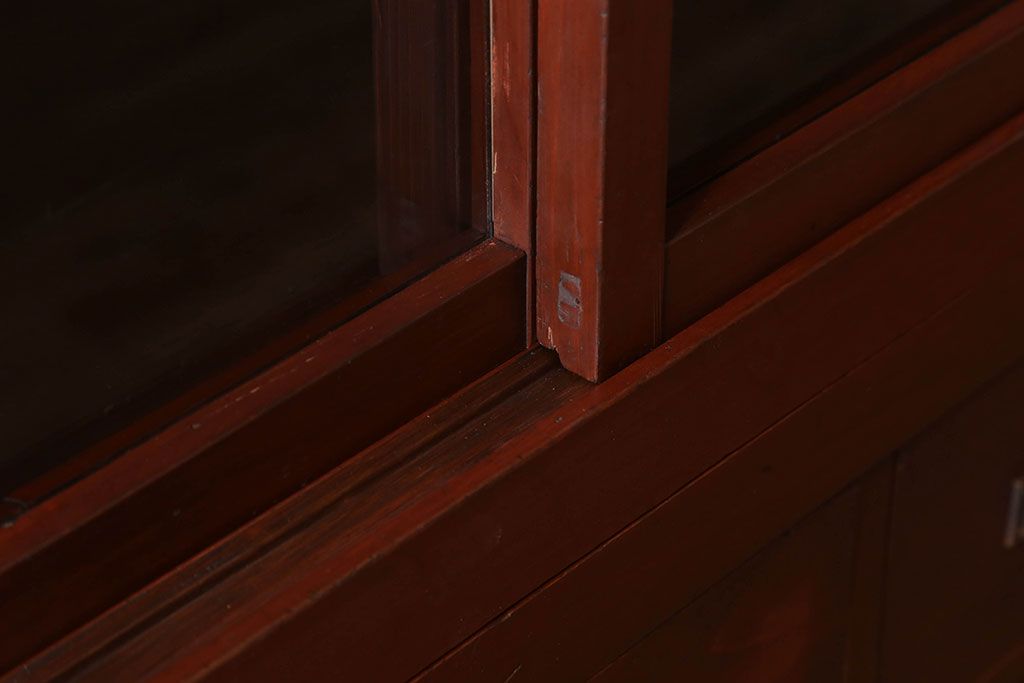 アンティーク家具　和製アンティーク　檜材製　古い木製の薬箪笥