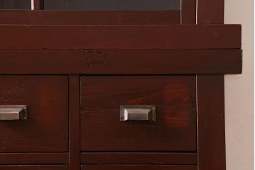 アンティーク家具　和製アンティーク　檜材製　古い木製の薬箪笥