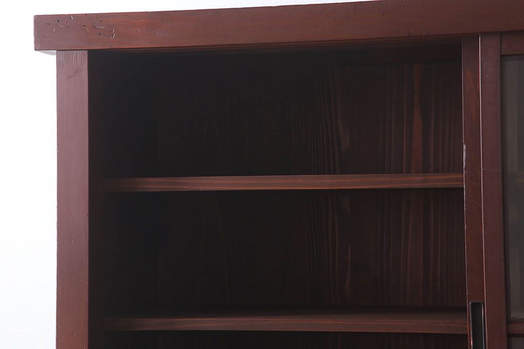 アンティーク家具　和製アンティーク　檜材製　古い木製の薬箪笥