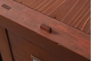 アンティーク家具　和製アンティーク　檜材製　古い木製の薬箪笥