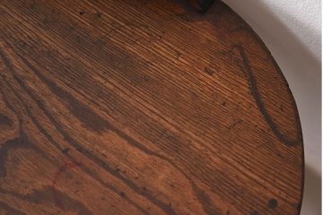 レトロ家具　昭和レトロ　飾り棚付き!アンティーク収納棚