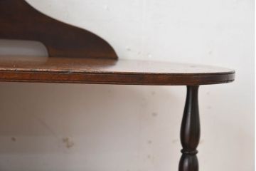 レトロ家具　昭和レトロ　飾り棚付き!アンティーク収納棚