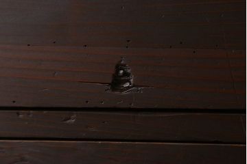 アンティーク家具　前面檜材　シンプルなアンティーク衣装箪笥(チェスト)(2)