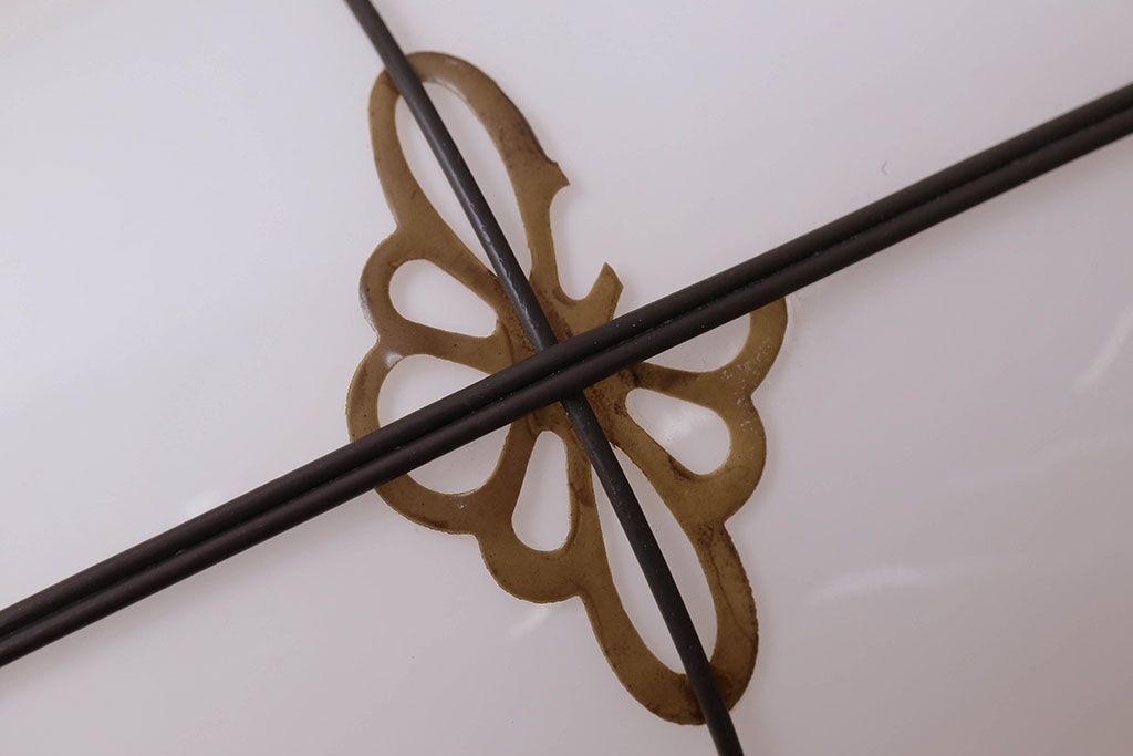 和製アンティーク　セルロイド巻電笠照明